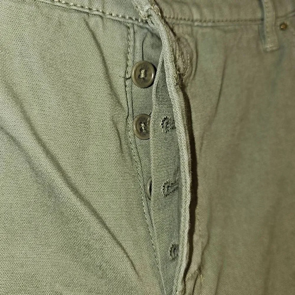 NWOT Tory Burch Womens Olive Green Straight Leg Cargo Pants 28 - Picture 5 of 7